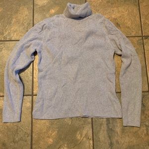 Grey long sleeve turtle neck